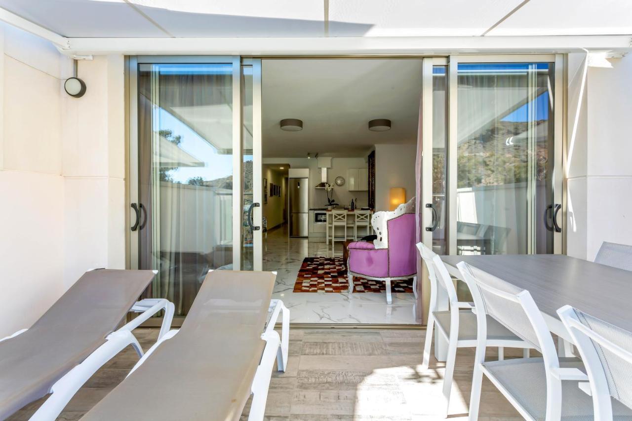 Ribera Del Puerto - Luxe Apartement With Great Terrace And Sea View Puerto De Mogan Kültér fotó