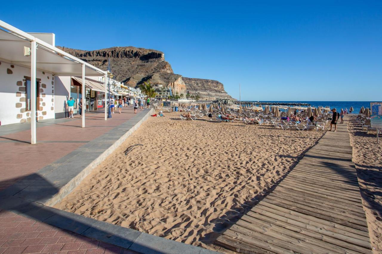 Ribera Del Puerto - Luxe Apartement With Great Terrace And Sea View Puerto De Mogan Kültér fotó