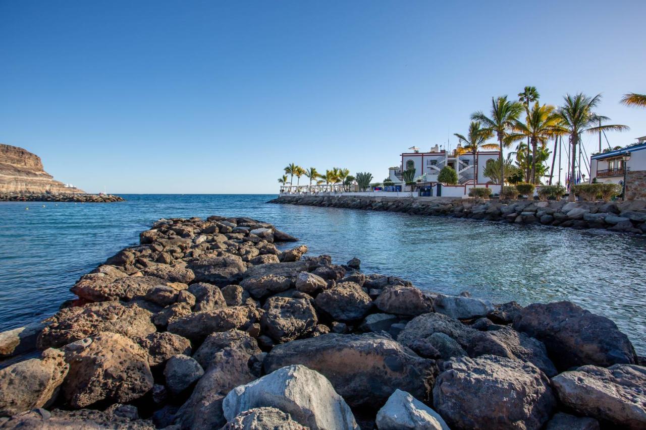 Ribera Del Puerto - Luxe Apartement With Great Terrace And Sea View Puerto De Mogan Kültér fotó