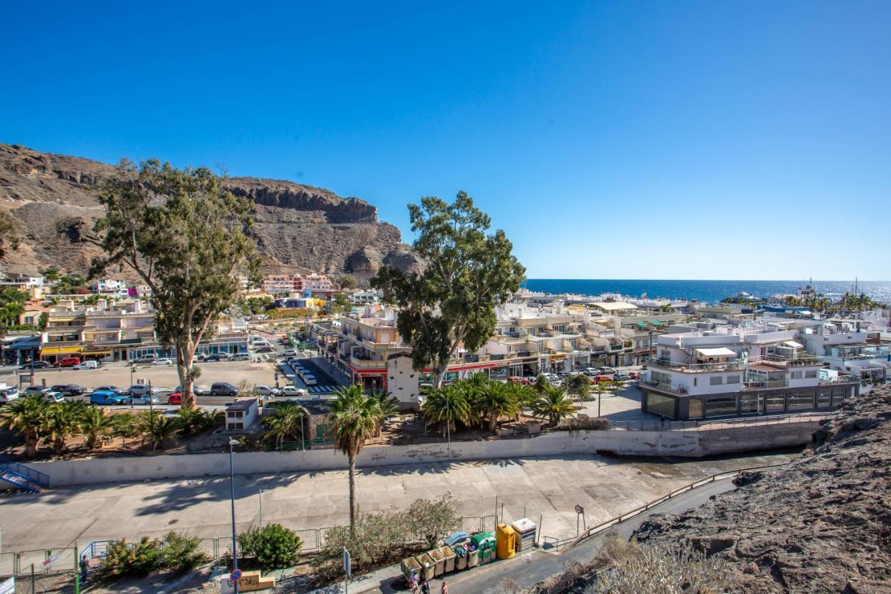 Ribera Del Puerto - Luxe Apartement With Great Terrace And Sea View Puerto De Mogan Kültér fotó