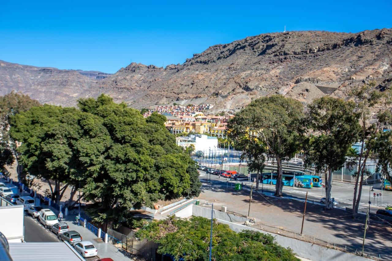 Ribera Del Puerto - Luxe Apartement With Great Terrace And Sea View Puerto De Mogan Kültér fotó