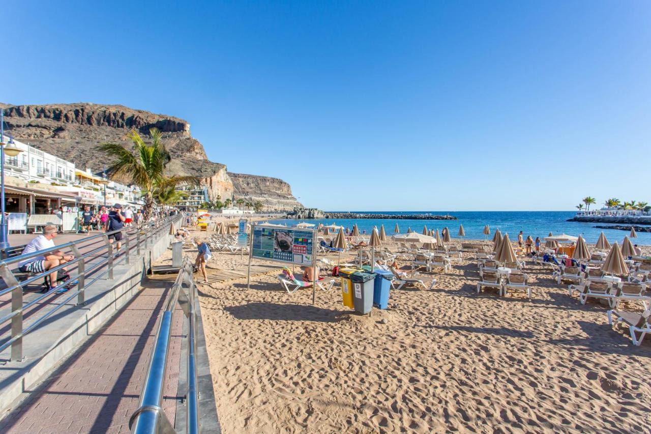 Ribera Del Puerto - Luxe Apartement With Great Terrace And Sea View Puerto De Mogan Kültér fotó