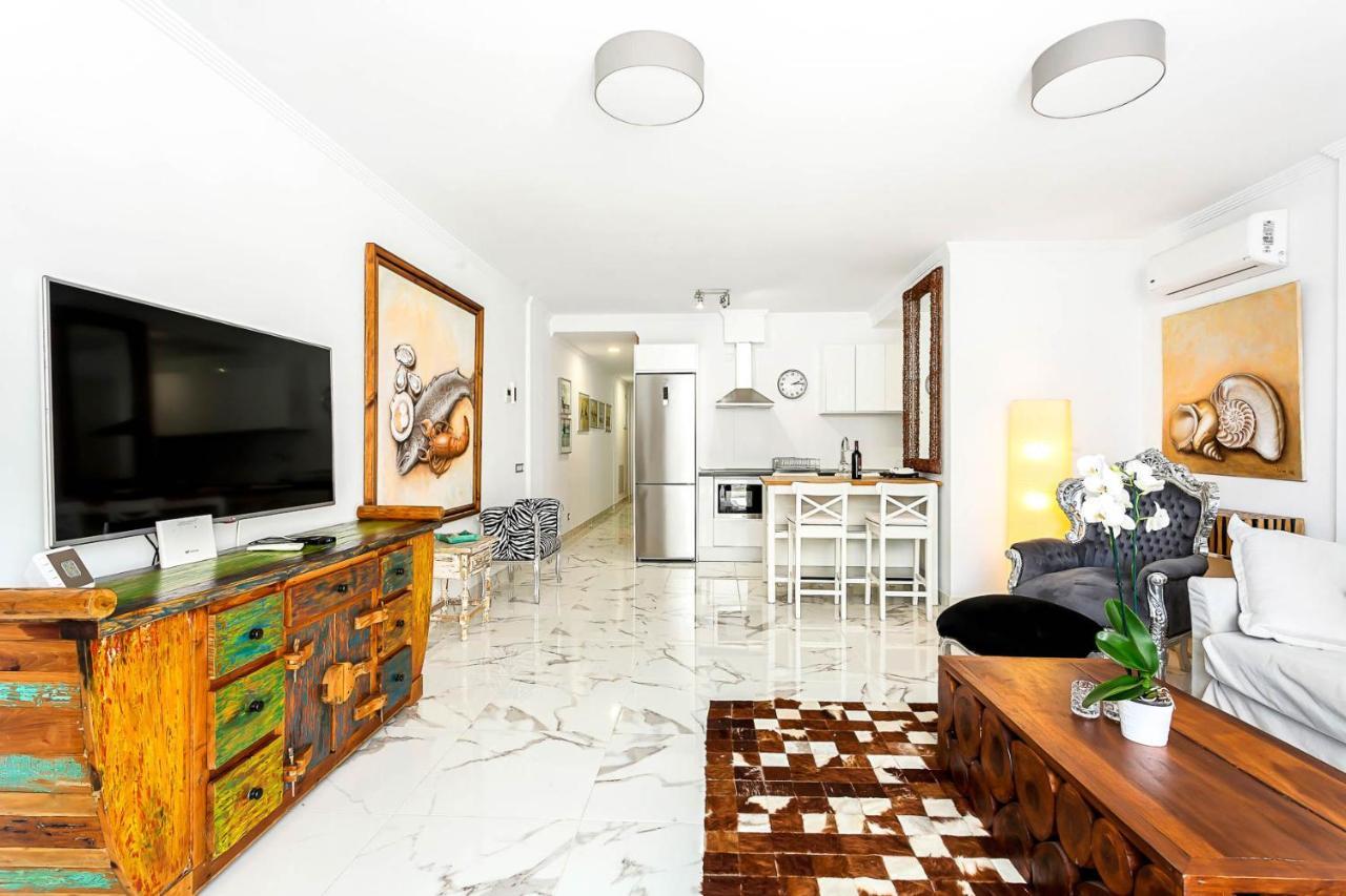 Ribera Del Puerto - Luxe Apartement With Great Terrace And Sea View Puerto De Mogan Kültér fotó