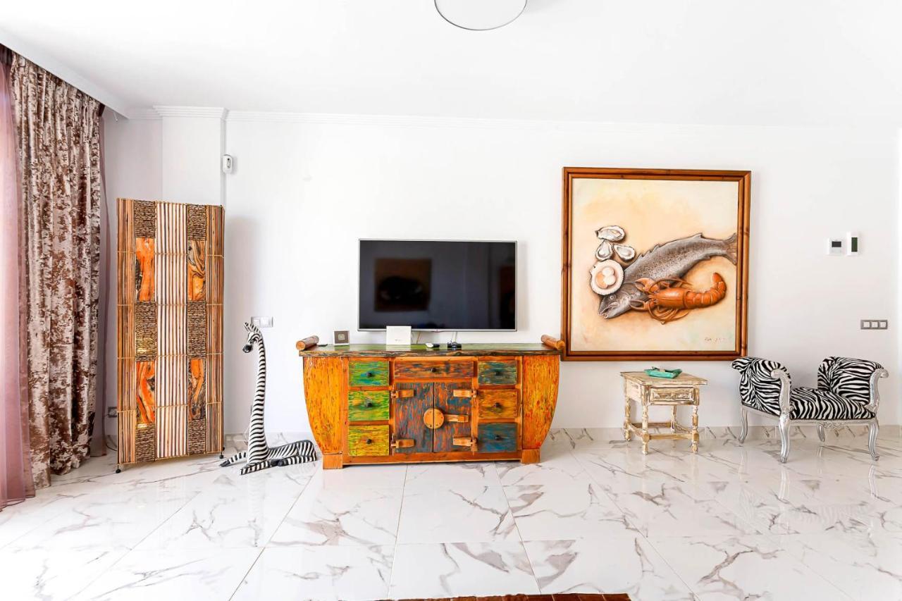 Ribera Del Puerto - Luxe Apartement With Great Terrace And Sea View Puerto De Mogan Kültér fotó
